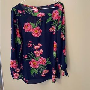 Talbots floral blouse